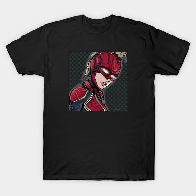 Girl With Space Mohawk T-Shirt by FanboyMuseum